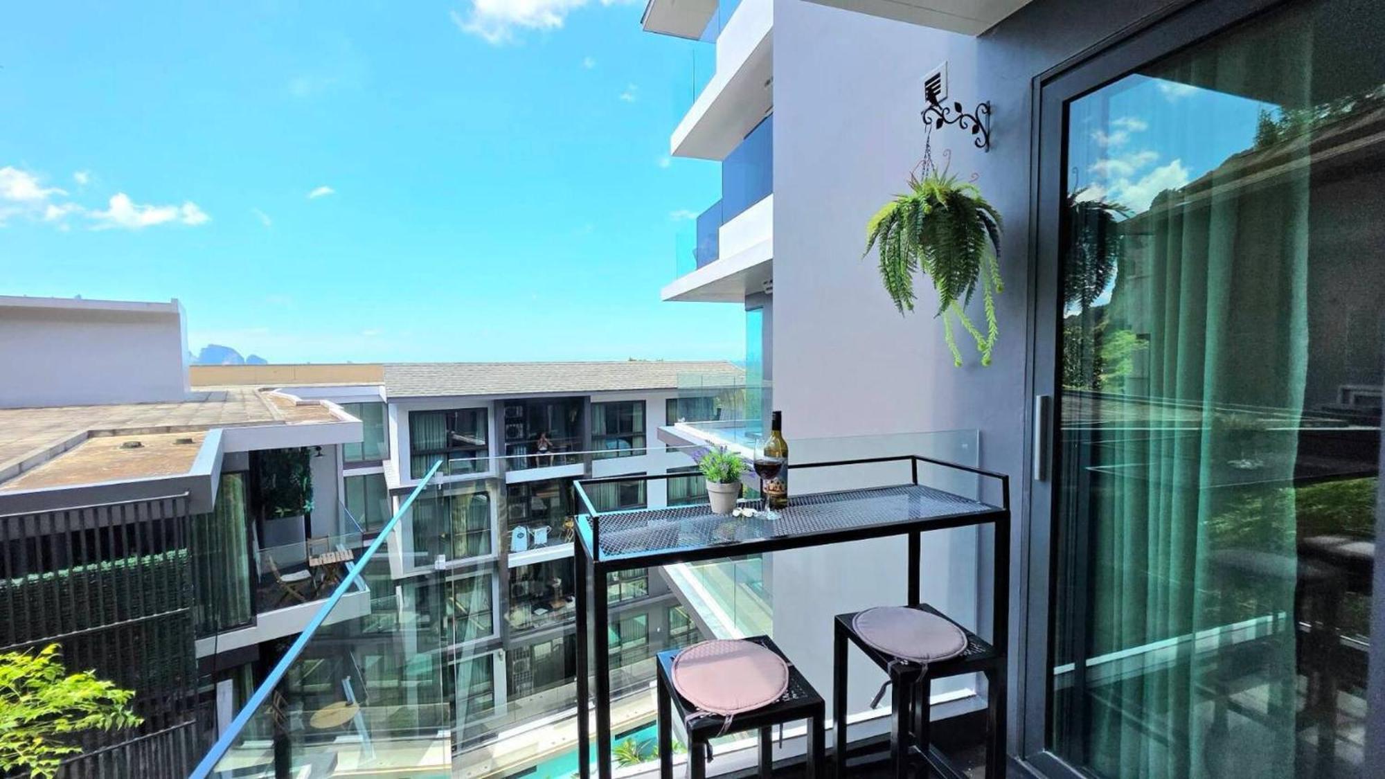Room In Apartment - A301- Forest View Corner Unit 1Br-1Bath Ao Nang Exteriör bild