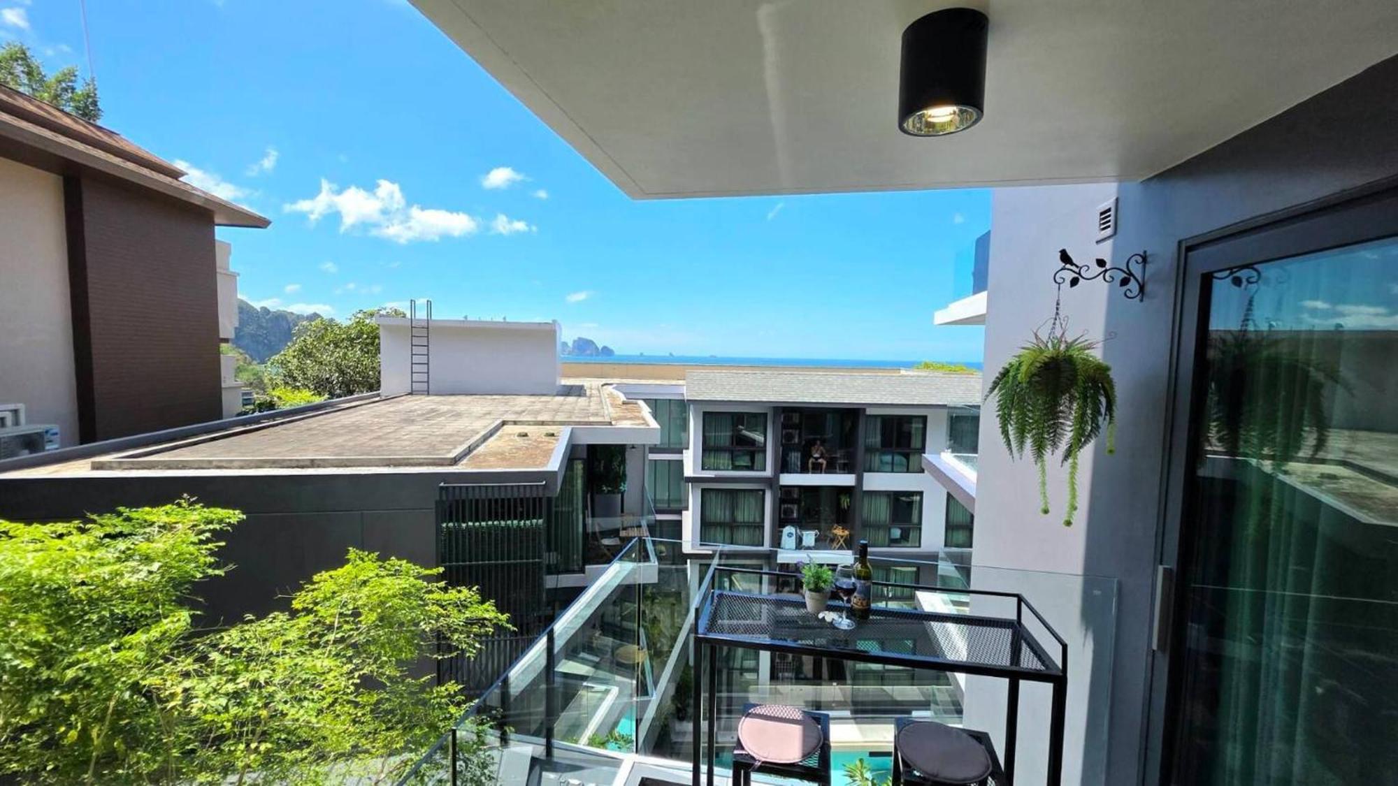 Room In Apartment - A301- Forest View Corner Unit 1Br-1Bath Ao Nang Exteriör bild