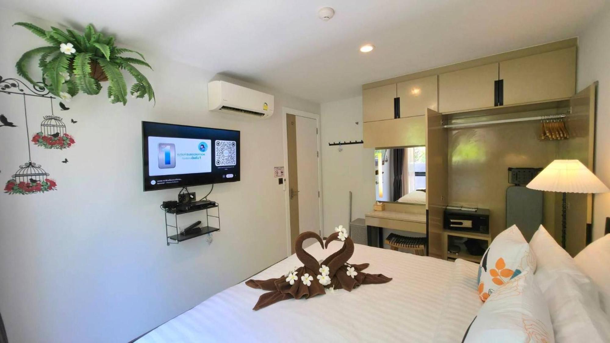 Room In Apartment - A301- Forest View Corner Unit 1Br-1Bath Ao Nang Exteriör bild