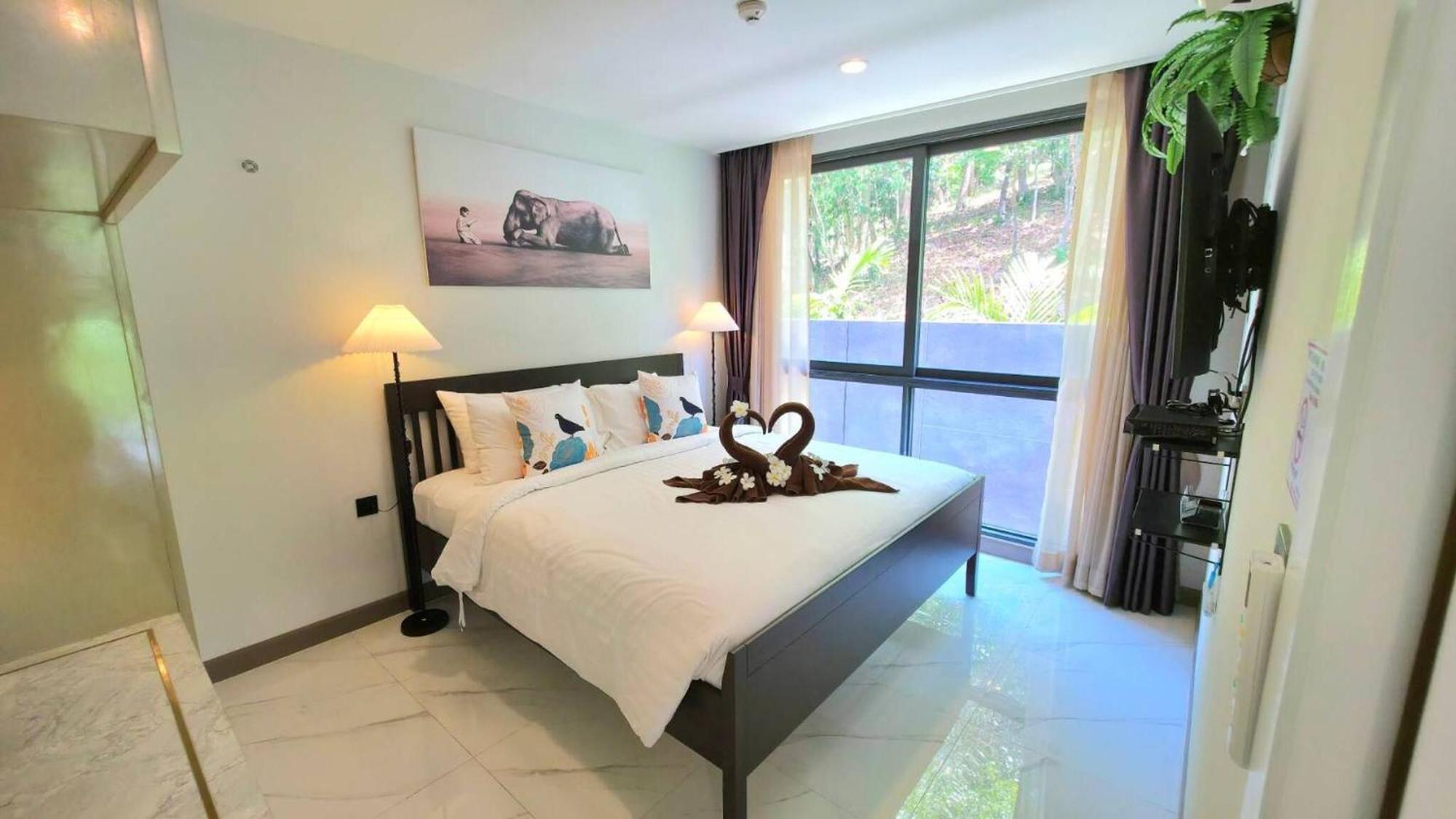 Room In Apartment - A301- Forest View Corner Unit 1Br-1Bath Ao Nang Exteriör bild