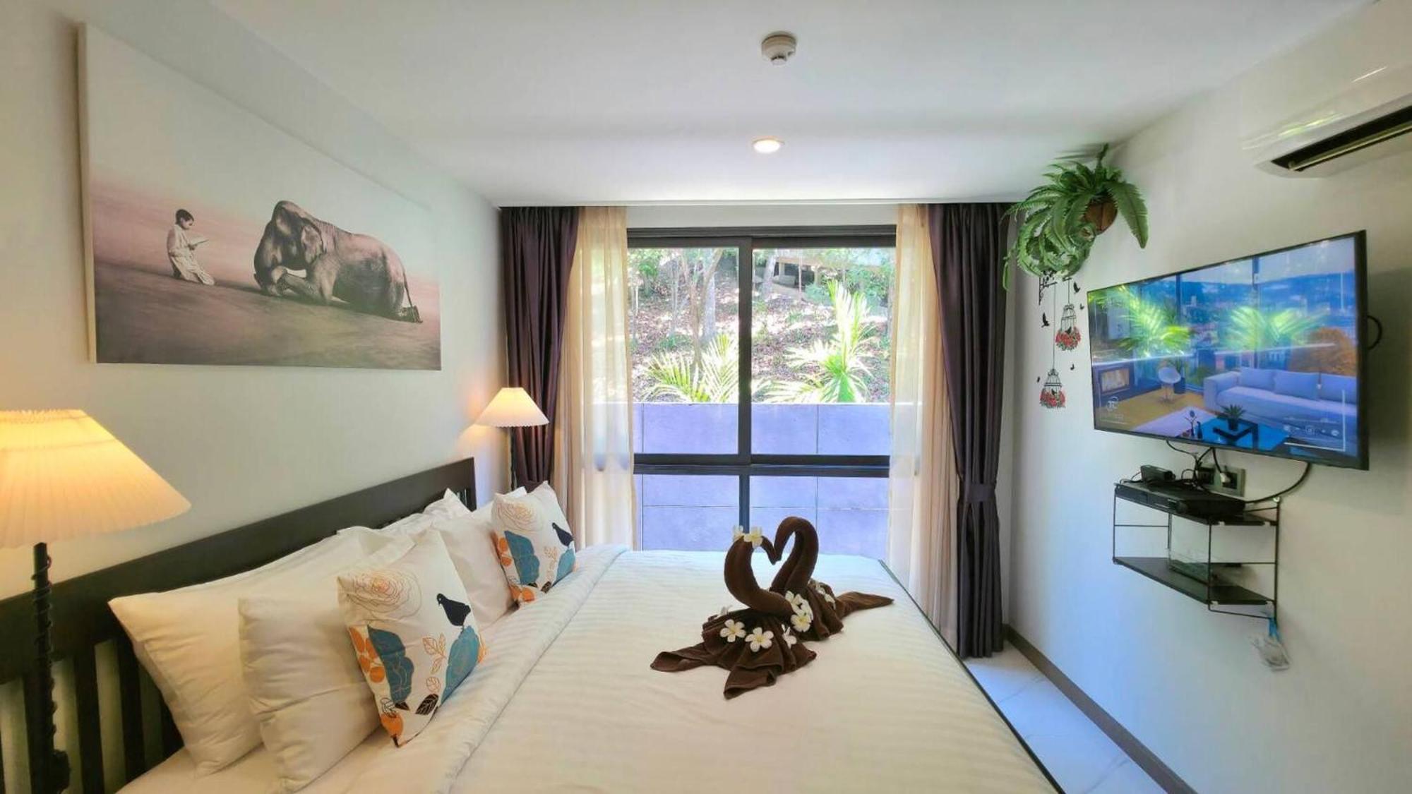 Room In Apartment - A301- Forest View Corner Unit 1Br-1Bath Ao Nang Exteriör bild