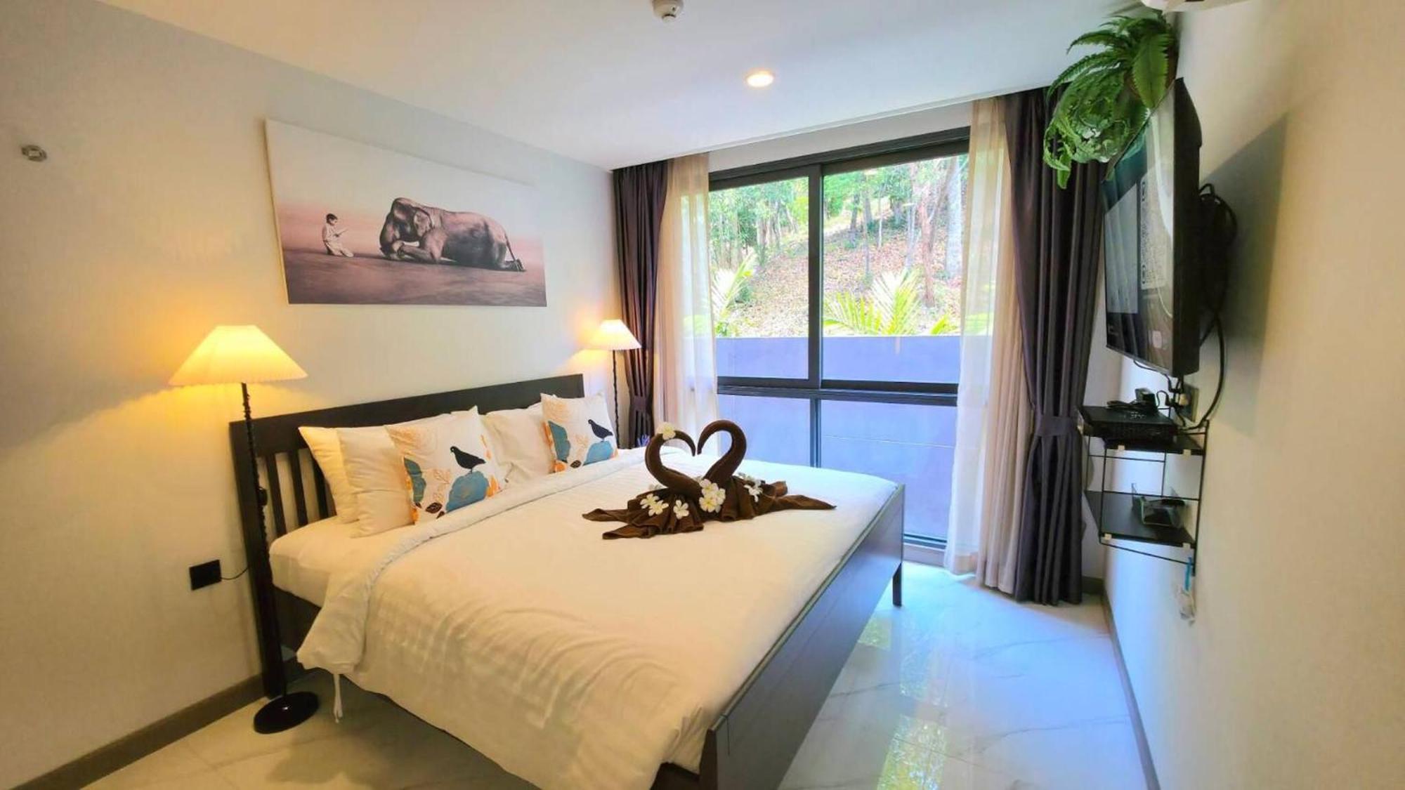 Room In Apartment - A301- Forest View Corner Unit 1Br-1Bath Ao Nang Exteriör bild