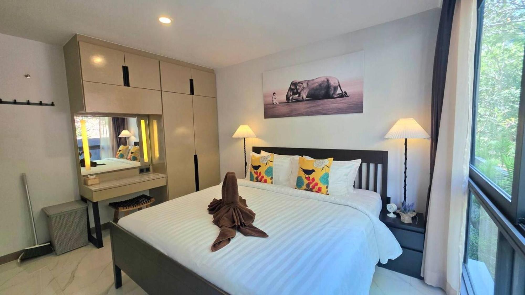 Room In Apartment - A301- Forest View Corner Unit 1Br-1Bath Ao Nang Exteriör bild
