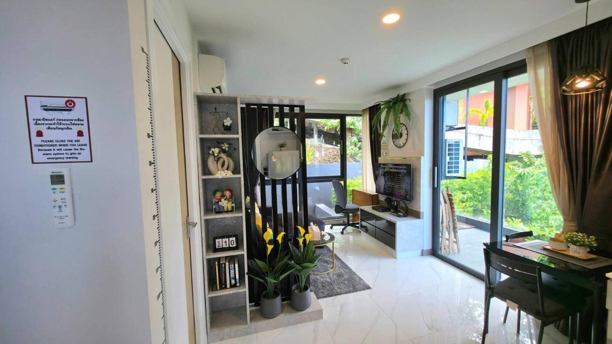 Room In Apartment - A301- Forest View Corner Unit 1Br-1Bath Ao Nang Exteriör bild