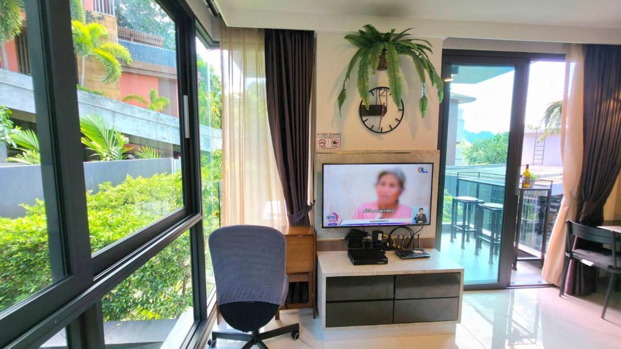 Room In Apartment - A301- Forest View Corner Unit 1Br-1Bath Ao Nang Exteriör bild