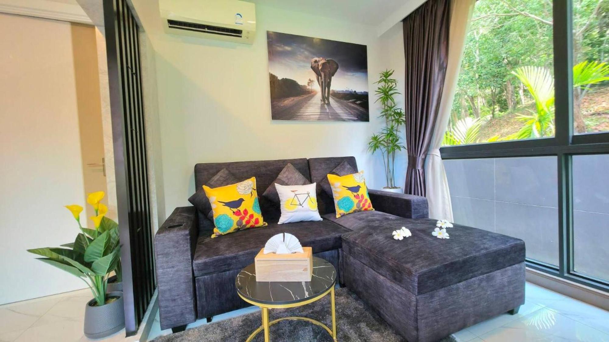 Room In Apartment - A301- Forest View Corner Unit 1Br-1Bath Ao Nang Exteriör bild
