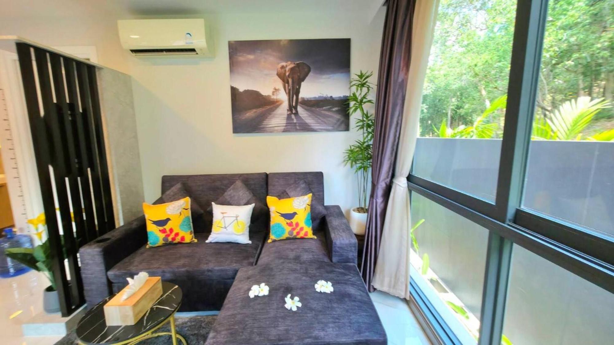 Room In Apartment - A301- Forest View Corner Unit 1Br-1Bath Ao Nang Exteriör bild
